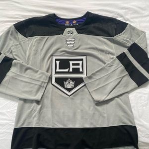 Gray, Black, And Purple LA Kings Jersey